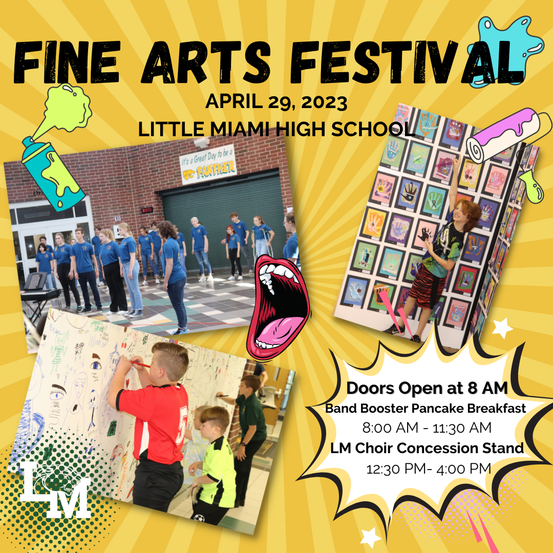 fine arts festival flyer